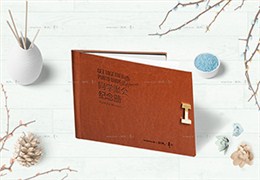 横/竖12寸经典聚会工字扣皮册（夹芯白卡对裱/双面印）20P