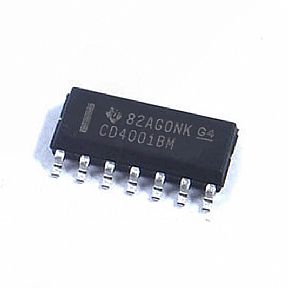 CD4001BM 4000系列逻辑芯片 SOIC-4 四路2输入或非门 4000B